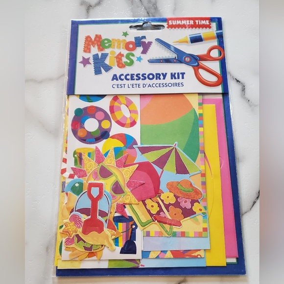 Scrapbook Stickers Lot Vacation, Get Away Summer Time - Picture 14 of 16